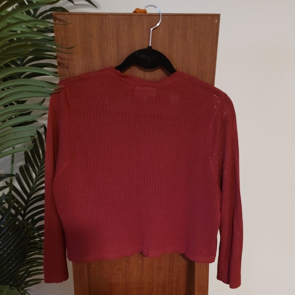 Modcloth Open Weave Shrug Sweater Cardigan - Picture 4 of 4